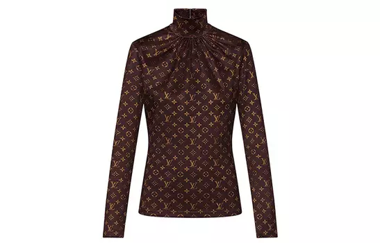 Рубашка женская цвета умбры LOUIS VUITTON, Umber