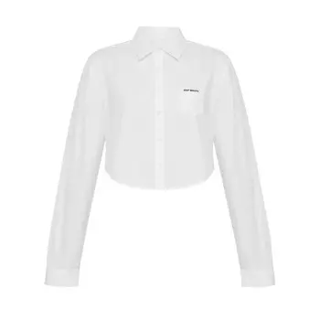 Рубашка женская Deep Breath короткая, белый