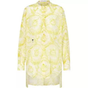 Рубашка женская Dior Iviera, лимонный
