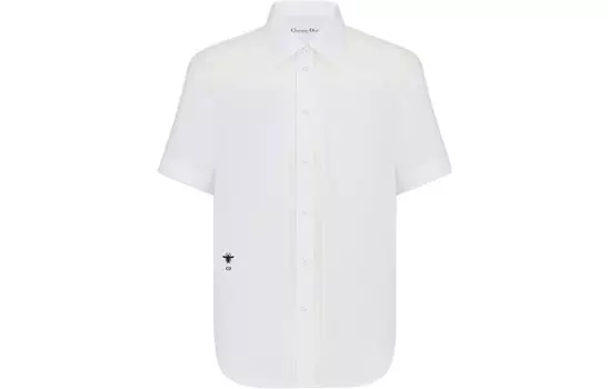 Рубашка женская Dior с короткими рукавами, белый