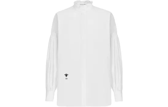 Рубашка женская Dior с воротом, белый