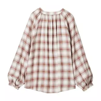 Рубашка женская фуксия Uniqlo