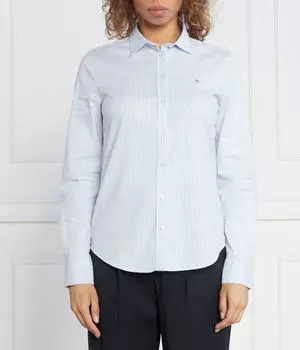 Рубашка женская Gant в полоску, голубой