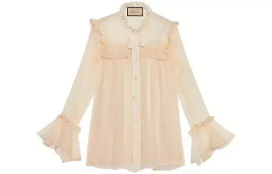 Рубашка женская Gucci Chiffon, белый