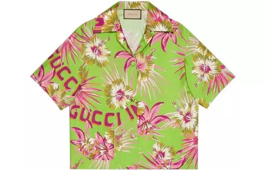 Рубашка женская Gucci, зеленый