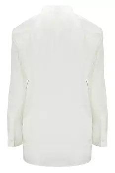 Рубашка женская Guess Jeans с длинным рукавом хлопковая, белый