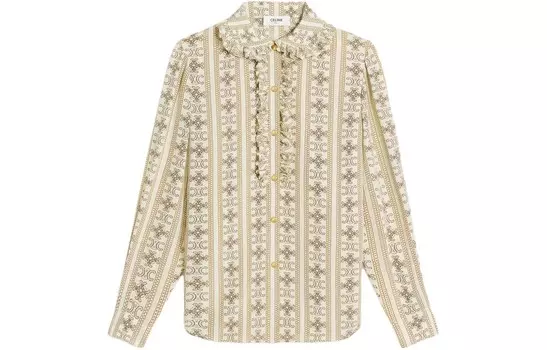 Рубашка женская хаки Celine