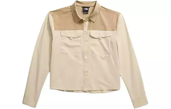 Рубашка женская хаки/гравий The North Face