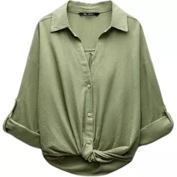 Рубашка женская хаки Zara