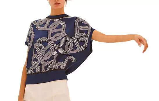 Рубашка женская Hermes, синий