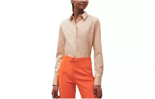 Рубашка женская Hermes, золотой
