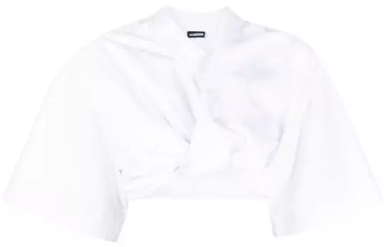 Рубашка женская Jacquemus короткая, белый
