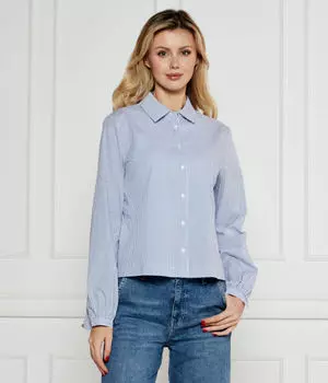 Рубашка женская Joop! оригинального кроя в полоску, синий