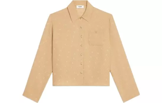 Рубашка женская карамельная Celine