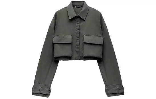 Рубашка женская кислотно-желтая Zara