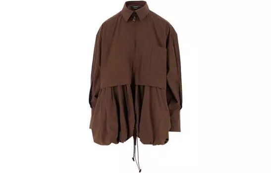 Рубашка женская коричневая Jacquemus