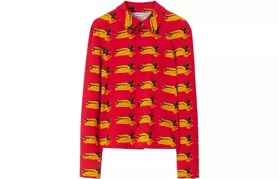 Рубашка женская красная Burberry