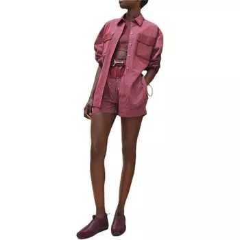 Рубашка женская красная Hermes