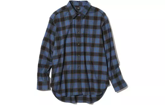 Рубашка женская Lake Blue Uniqlo