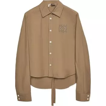 Рубашка женская Loewe, коричневый
