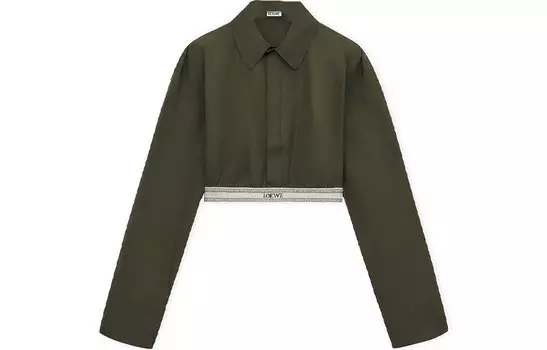 Рубашка женская Loewe, оливковый