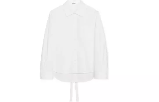 Рубашка женская Loewe с подвязками, белый