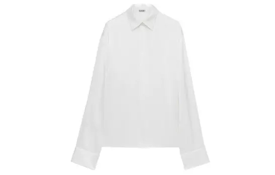 Рубашка женская Loewe с широкими рукавами, белый