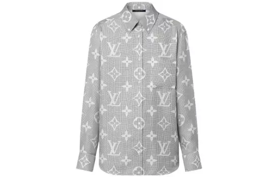 Рубашка женская Louis Vuitton Flight Mode, серый