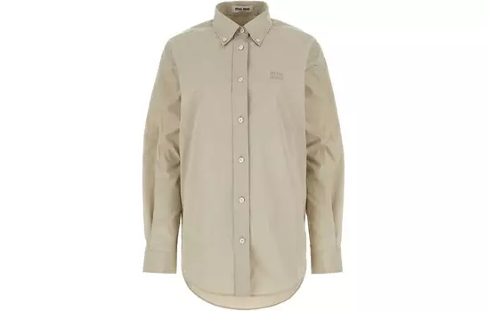 Рубашка женская Miu Miu, бежевый