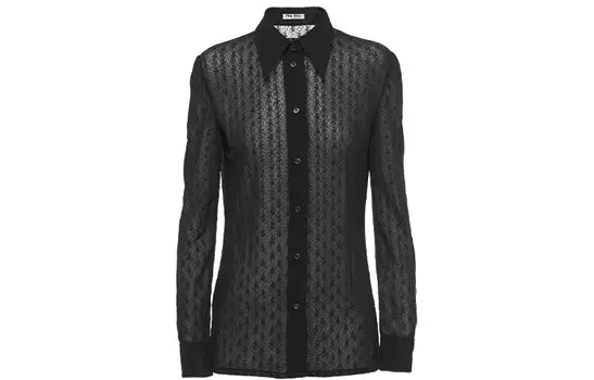 Рубашка женская Miu Miu, черный