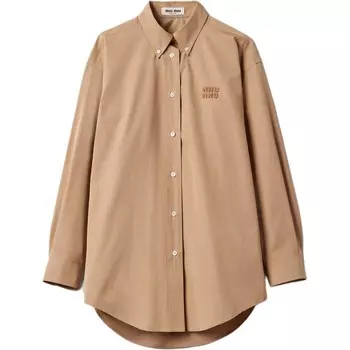 Рубашка женская Miu Miu, хаки