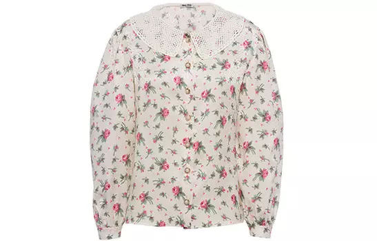 Рубашка женская Miu Miu, кремовый