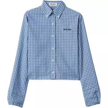Рубашка женская Miu Miu, небесно-голубой