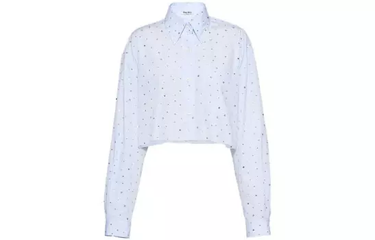 Рубашка женская Miu Miu, небесно-голубой