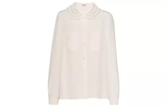 Рубашка женская Miu Miu, опаловый