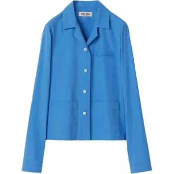 Рубашка женская Miu Miu, сапфирово-синий