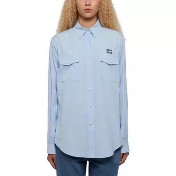 Рубашка женская Miu Miu, синий