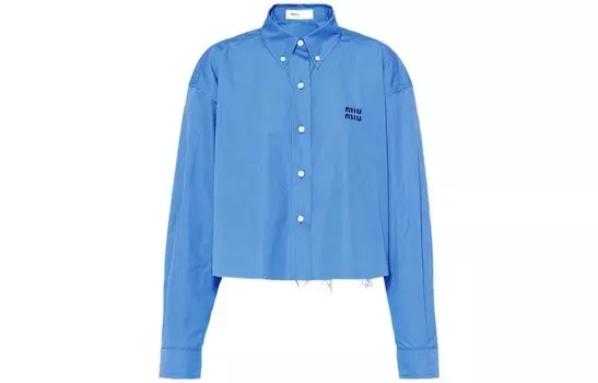 Рубашка женская Miu Miu, синий