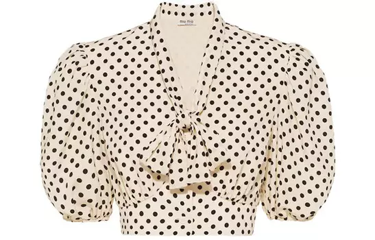 Рубашка женская Miu Miu, слоновая кость