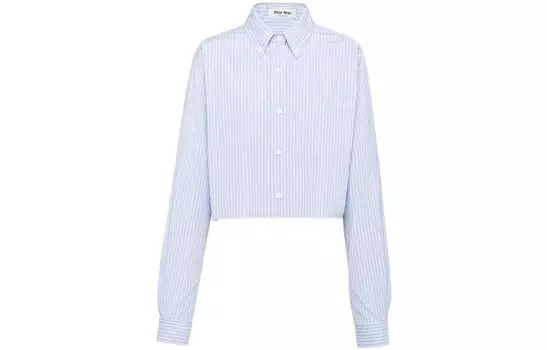 Рубашка женская Miu Miu, светло-голубой
