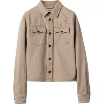 Рубашка женская Miu Miu, светло-коричневый