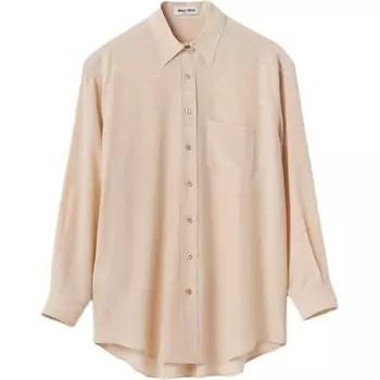 Рубашка женская Miu Miu, светло-коричневый
