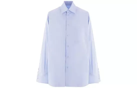 Рубашка женская Mm6 Maison Margiela с карманами, синий