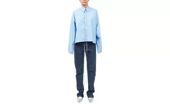 Рубашка женская Mm6 Maison Margiela, синий