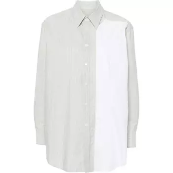 Рубашка женская Mm6 Maison Margiela, зеленый / белый