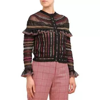 Рубашка женская многоцветная Alexander McQueen, мультиколор