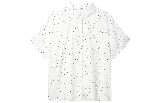Рубашка женская молочно-белая Uniqlo