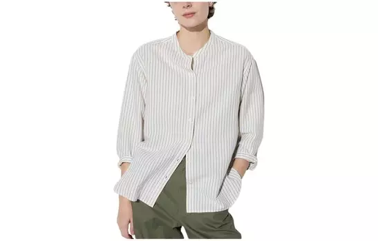 Рубашка женская молочно-белая Uniqlo