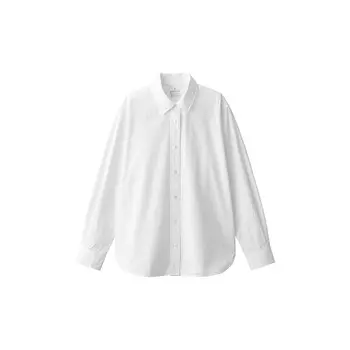 Рубашка женская Muji полосатая, светло-розовый