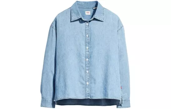 Рубашка женская небесно-голубая Levi’S